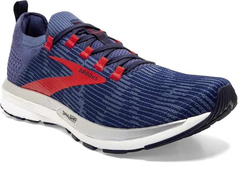 Brooks Men's Ricochet 2 - Blue/Red-2